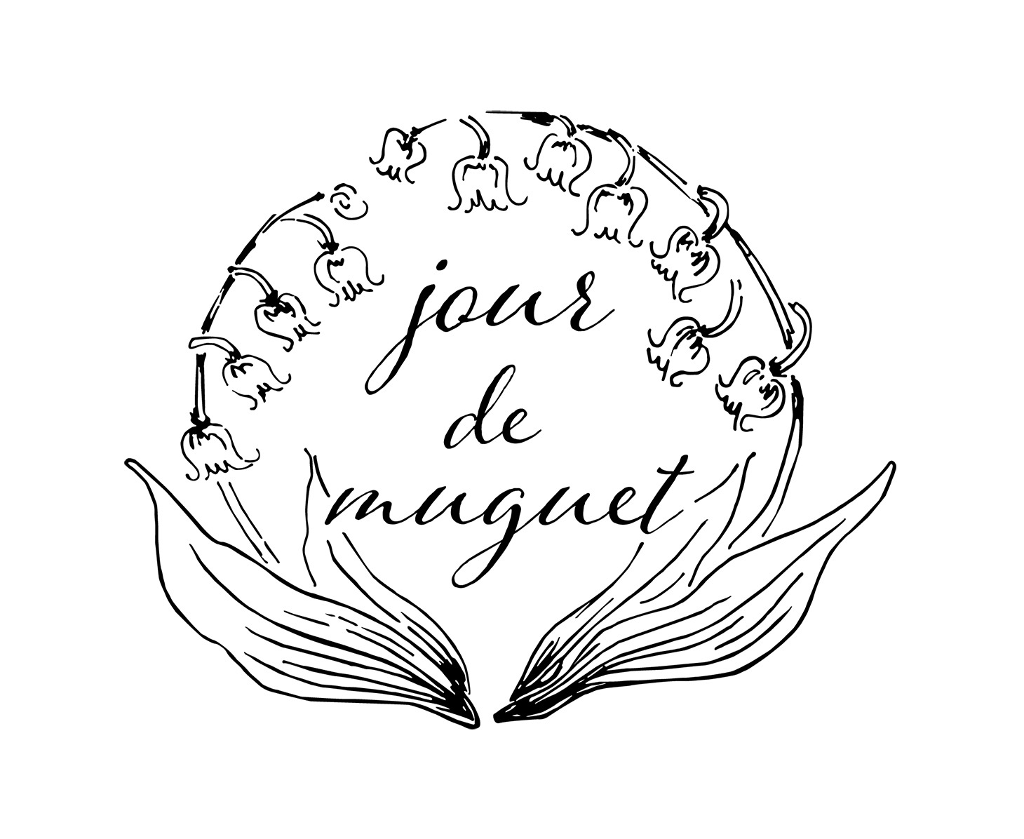 「jour de muguet」ロゴ