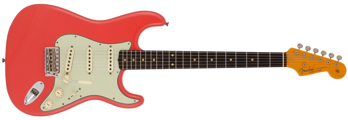 鈴木茂シグネチャーモデル「SHIGERU SUZUKI'62 STRATOCASTER JOUNEYMAN RELIC」表面