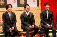 左から白濱亜嵐、数原龍友、片寄涼太。（撮影：荒金大介）