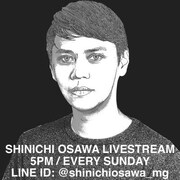 LINE LIVE「SHINICHI OSAWA LIVESTREAM」告知画像