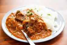 伊地知潔考案の「欧風ビーフカレー」。