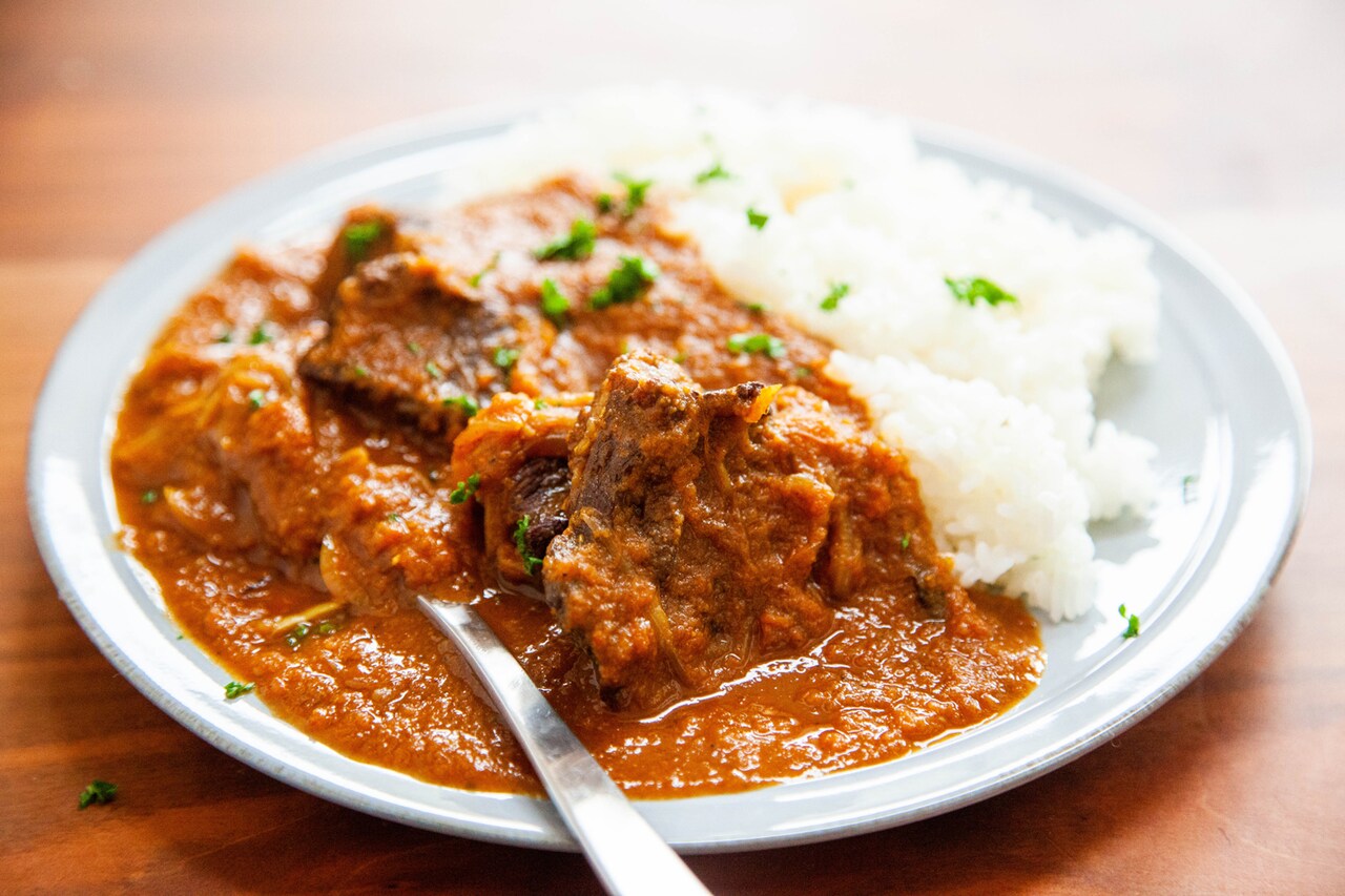 伊地知潔考案の「欧風ビーフカレー」。