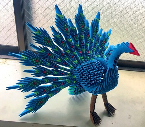 過去作品より、クジャク。