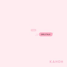 KAHOH「GIRLS TALK」配信ジャケット