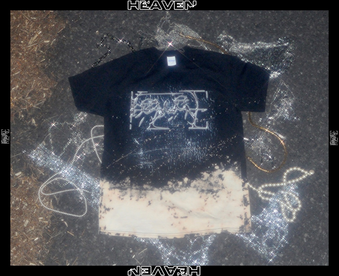 「HEAVEN TEE 2020 （BLEACHED VER）」ルック