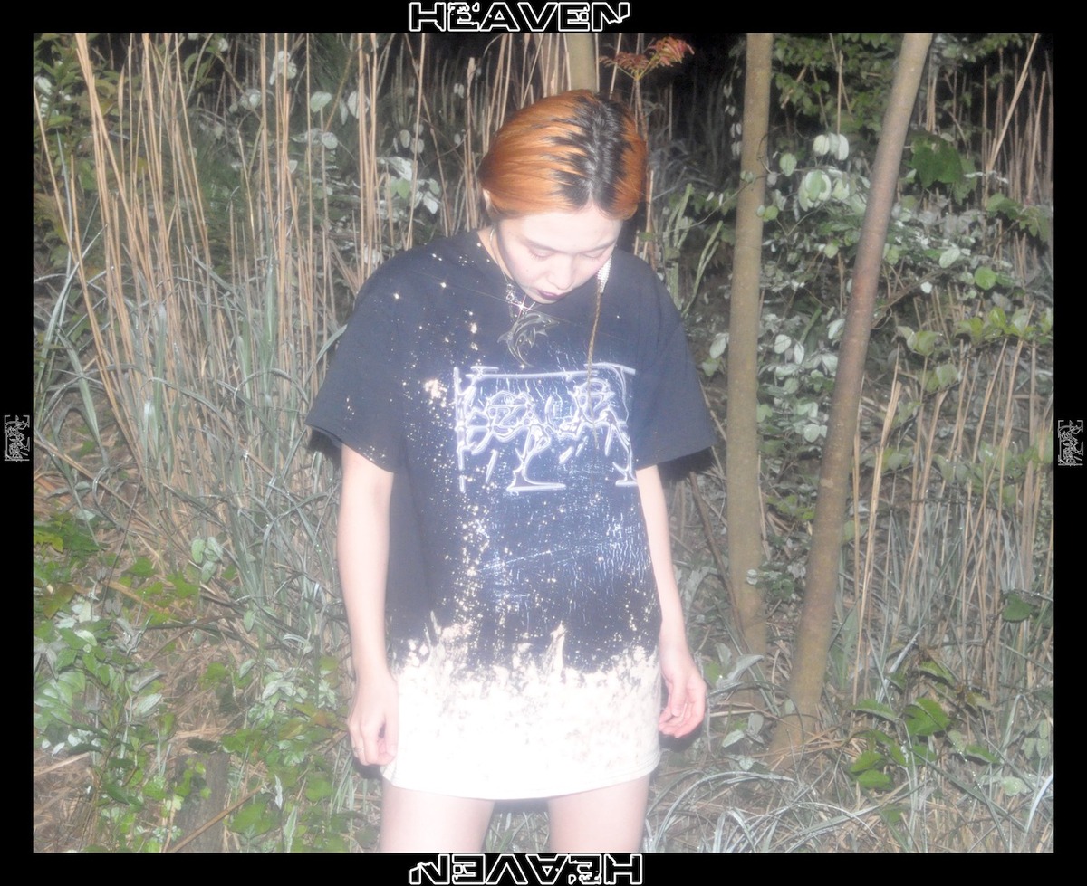 「HEAVEN TEE 2020 （BLEACHED VER）」ルック