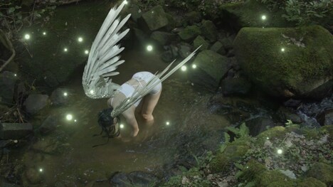 NTsKi「Heaven ft. Yosuke Shimonaka」ミュージックビデオのワンシーン。