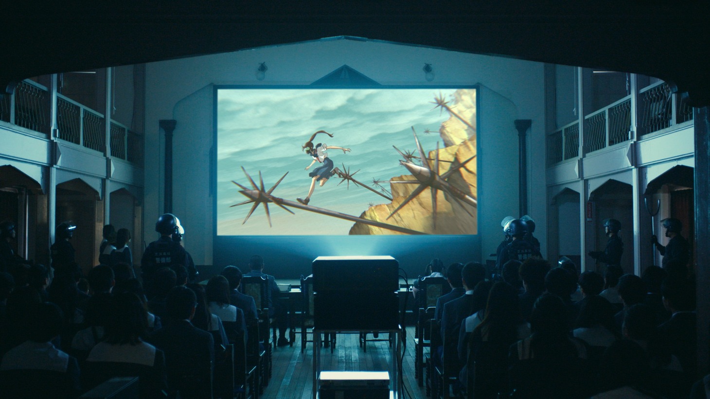 ドラマ「映像研には手を出すな！」メイキング映像第6弾より。(c)2020 「映像研」実写ドラマ化作戦会議 (c)2016 大童澄瞳／小学館