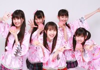 ももいろクローバー時代の百田夏菜子、玉井詩織、佐々木彩夏、高城れに、早見あかり。