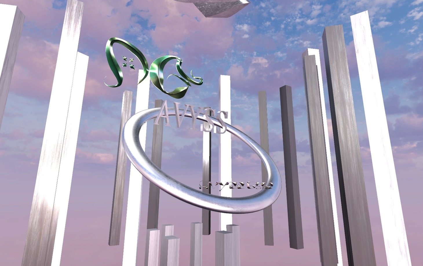 「AVYSS GAZE Virtual World on cluster & STYLY」CM映像より。