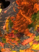 DEAN FUJIOKAの地球儀。