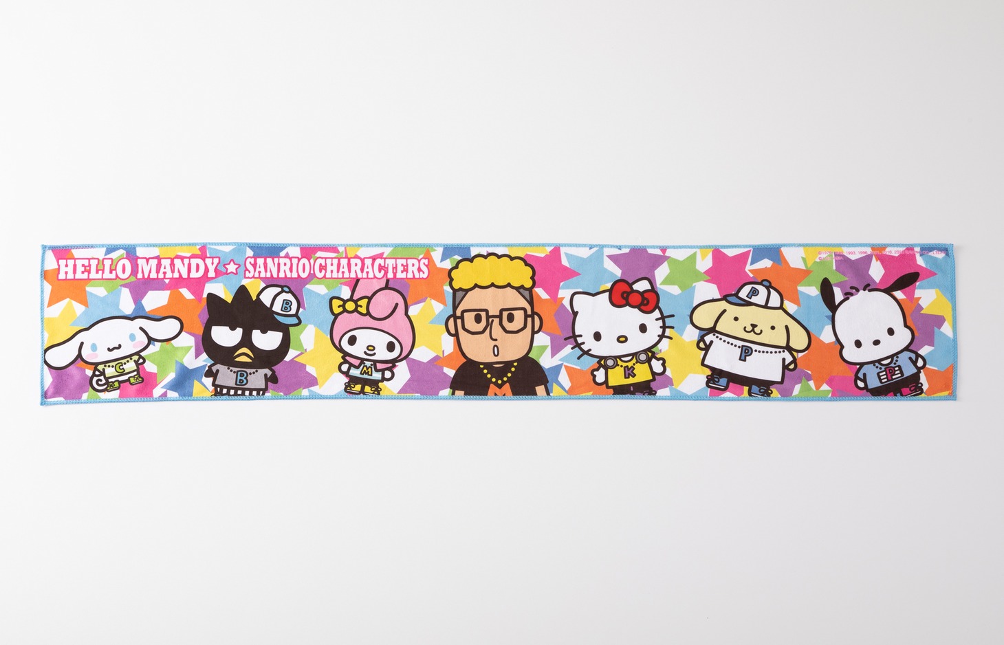 「HELLO MANDY ★ SANRIO CHARACTERS」マフラータオル