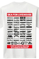 「SKA FOR LIVEHOUSE」Tシャツバックプリント