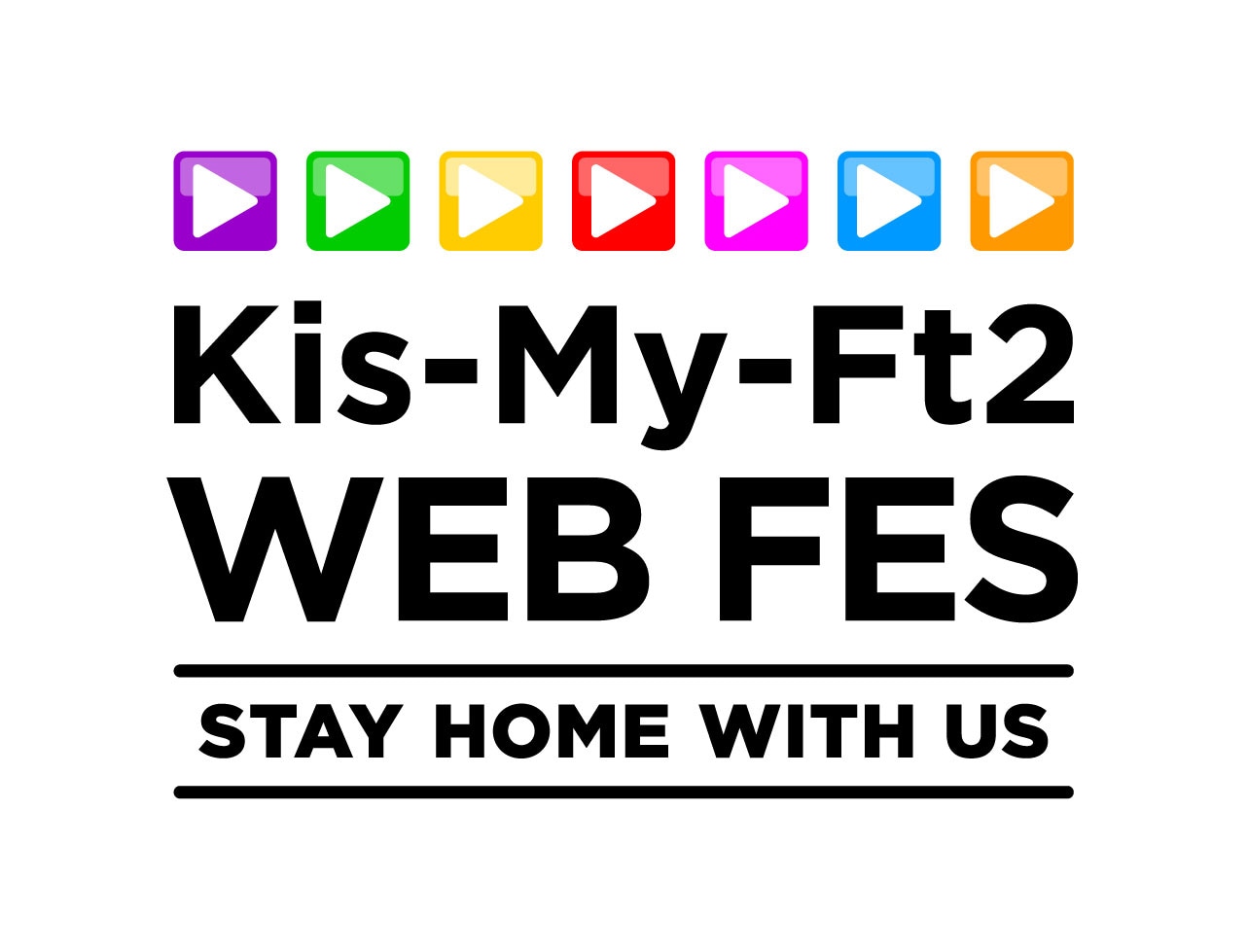 「Kis-My-Ft2 WEB FES」ロゴ
