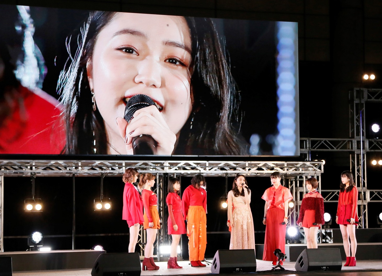 「Hello! Project ひなフェス 2020 アンジュルムプレミアム」よりアンジュルム。(c)テレビ朝日