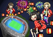 SHISHAMO「SHISHAMO NO 夏MATSURI!!! ~おまたせ川崎2020~」イラストビジュアル