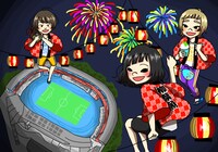 SHISHAMO「SHISHAMO NO 夏MATSURI!!! ～おまたせ川崎2020～」イラストビジュアル