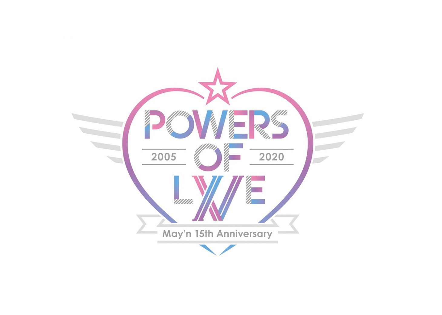 May'nデビュー15周年ロゴ