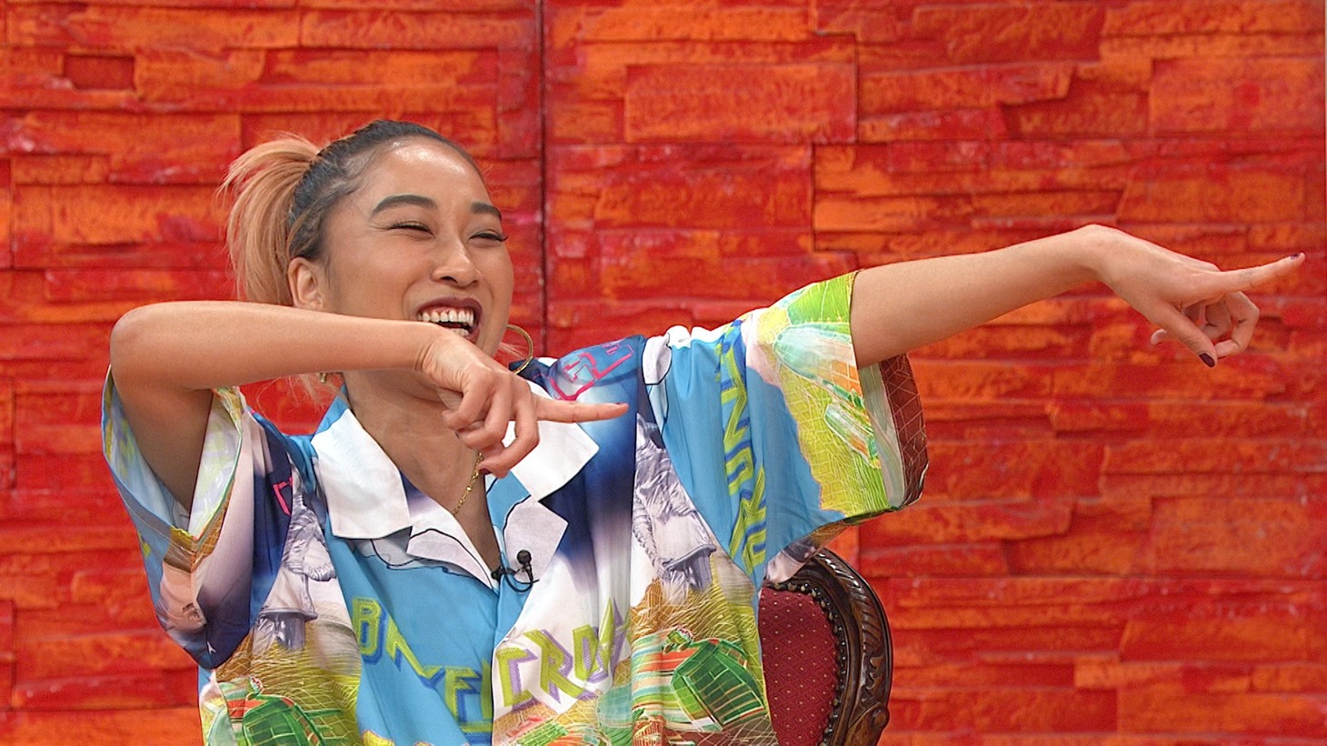 「ホンマでっか!?TV」より青山テルマ。(c)フジテレビ