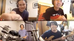 LITEがそれぞれの自宅からリアルタイム遠隔ライブ実施、国境を超えたゲストもセッションに参加