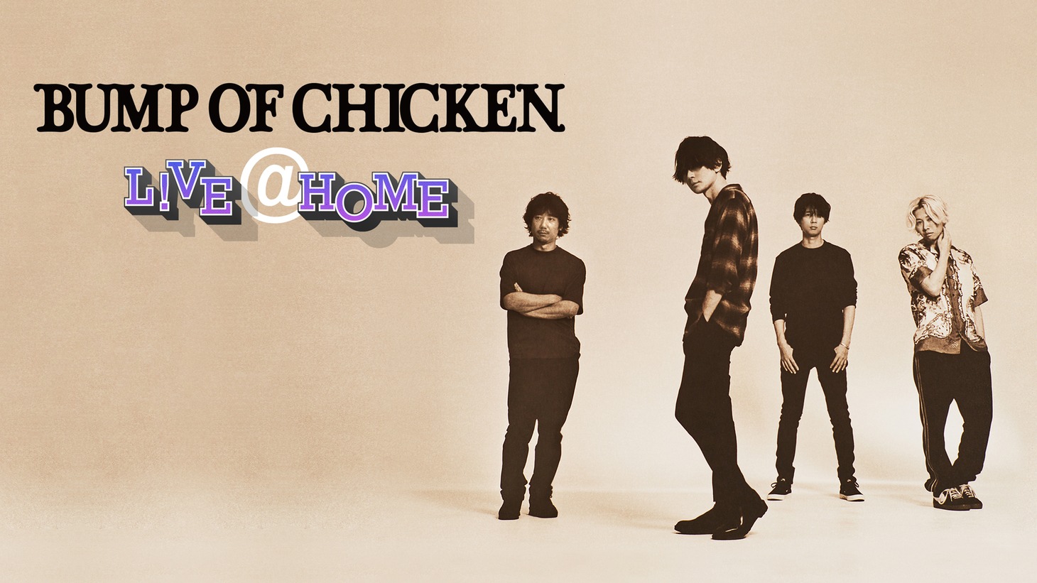 BUMP OF CHICKEN「L!VE@HOME」ビジュアル