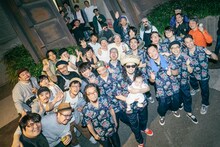 YOUR SONG IS GOOD「YOUR SONG IS GOOD presents "SOFT LANDING" - 20th Anniversary Oneman Live Show at 日比谷野外大音楽堂 -」終演後の様子。（撮影：三浦知也）