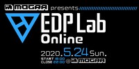 「MOGRA presents EDP Lab Online」告知ビジュアル