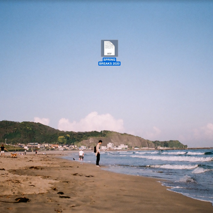 Have a Nice Day!「SPRING BREAKS 2020」配信ジャケット