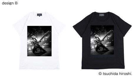 「Amplifier "ROLLY" TEE design B」のデザイン。