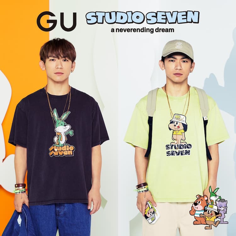 EXILE NAOTOのSTUDIO SEVEN×GUコラボ新作はトータルコーデ可能な 