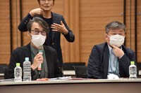 左から諏訪敦彦、北條誠人。