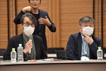 左から諏訪敦彦、北條誠人。