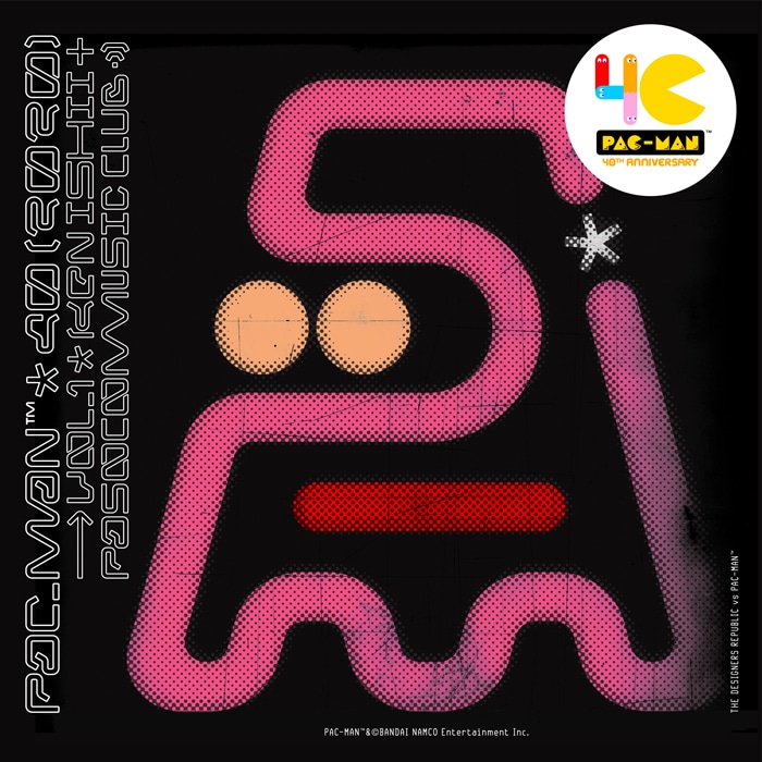 V.A.「PAC-MAN 40th ANNIVERSARY COLLABORATION vol.1」配信ジャケット (C) U/M/A/A Inc. / PAC-MAN™&©BANDAI NAMCO Entertainment Inc.