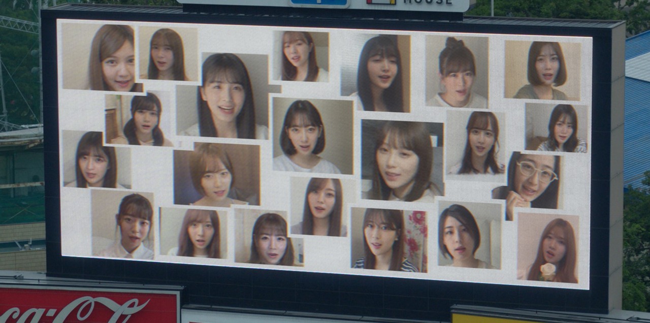 乃木坂46「世界中の隣人よ」ミュージックビデオのワンシーン。