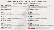 THE BACK HORN「『KYO-MEI MOVIE TOUR』-2004～2019-」配信スケジュール