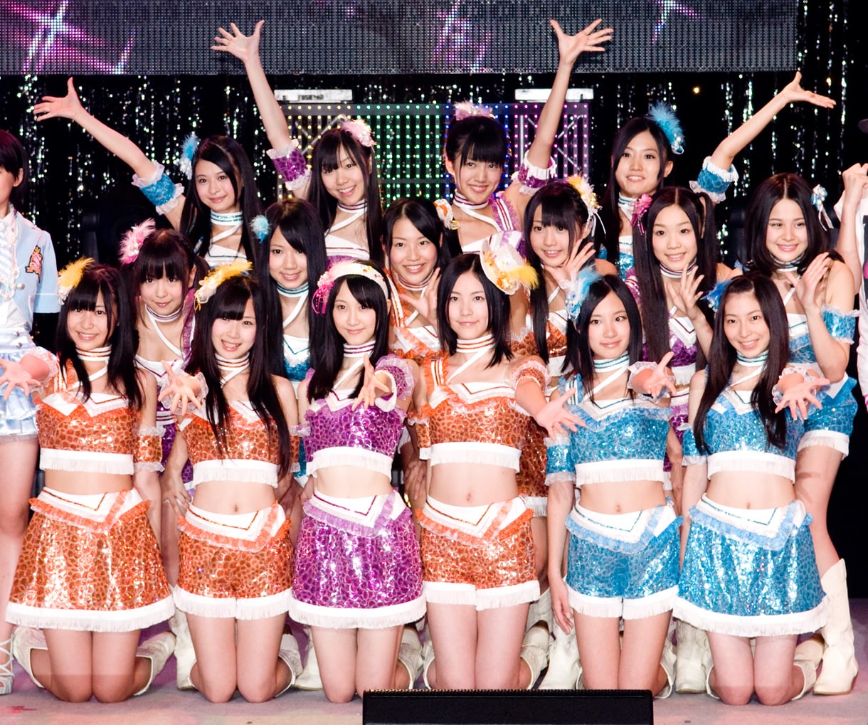 アイドルユニットサマーフェスティバル2010」記者会見時のSKE48
