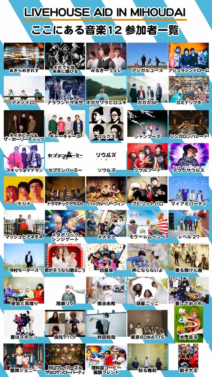 「ここにある音楽12」参加アーティスト