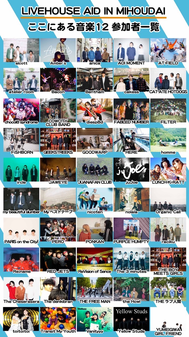 「ここにある音楽12」参加アーティスト