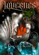 LOVEITES「FIVE OF A KIND - LIVE IN TOKYO 2020」CD盤ジャケット