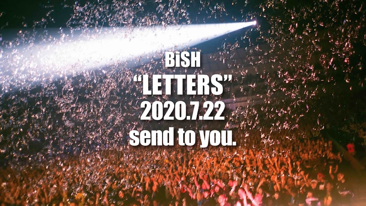 BiSH「LETTERS」告知動画のワンシーン。