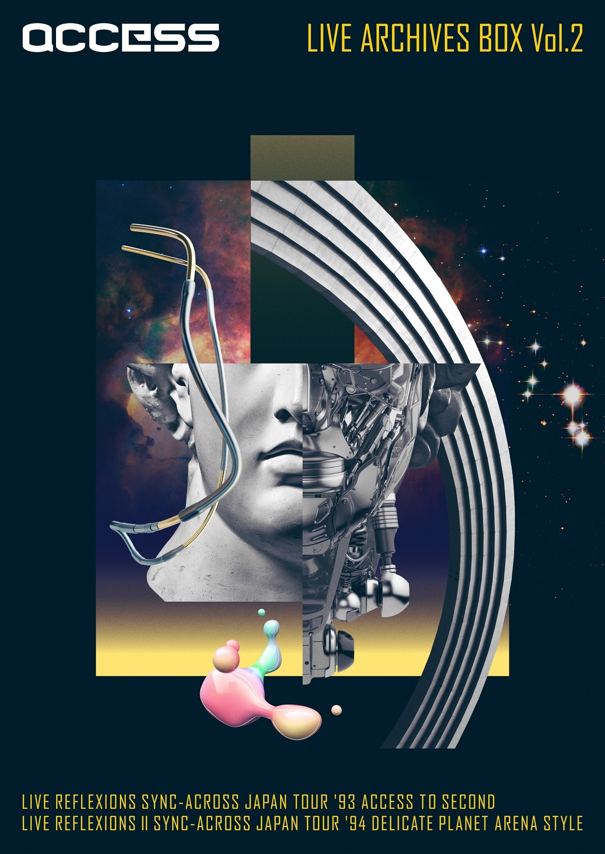 access「LIVE ARCHIVES BOX Vol.2」DVD盤ジャケット