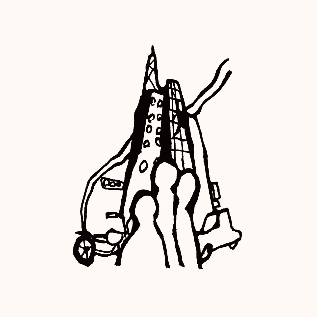 折坂悠太×松井文×夜久一「のろしレコード」、初期楽曲「のろし」を再録リリース