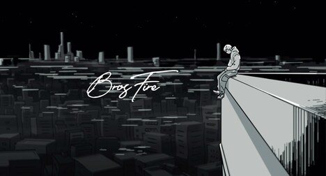 gummyboy「Bros Fire」ミュージックビデオより。