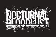 NOCTURNAL BLOODLUSTロゴ
