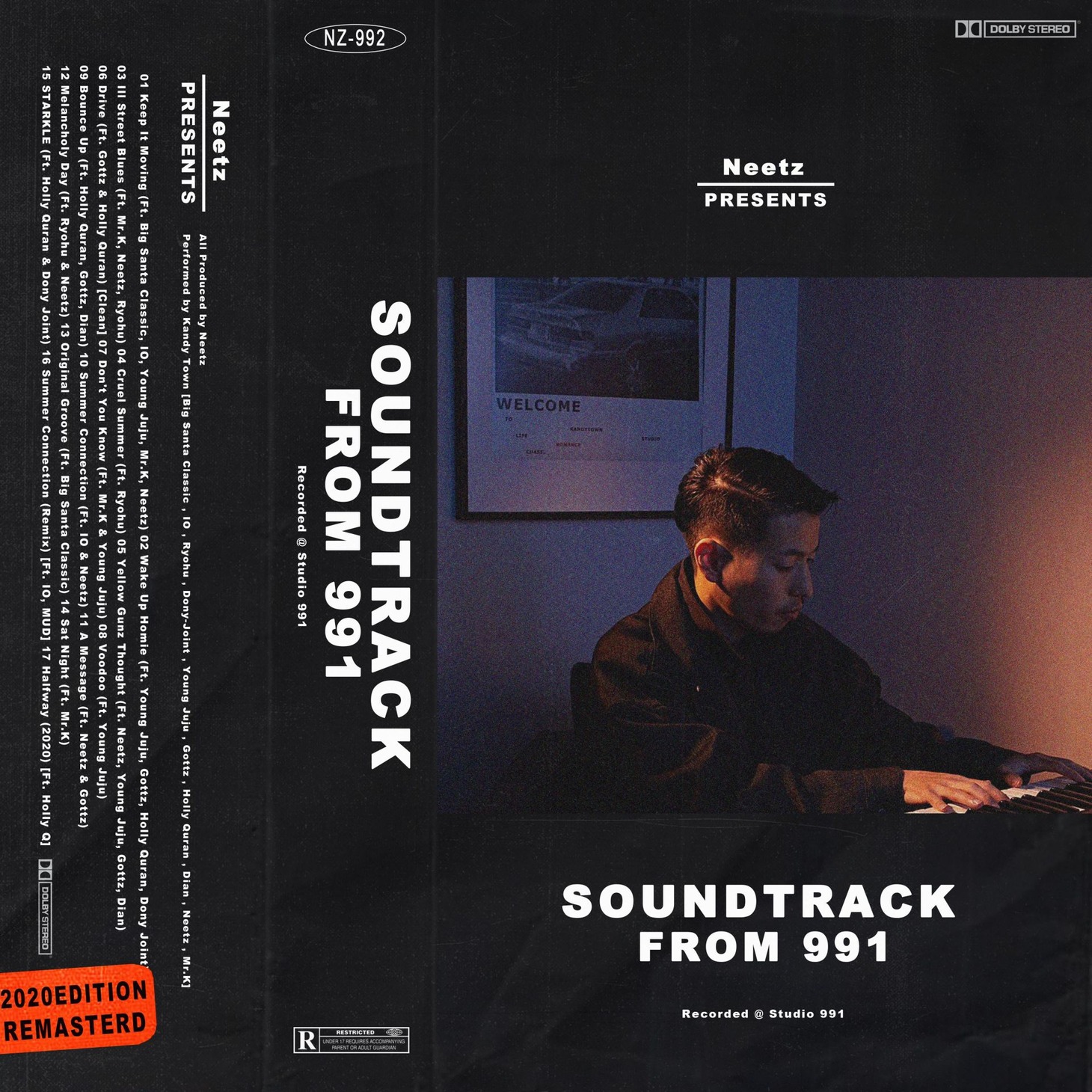 Neetz「Soundtrack from 991（2020 Edition / Remastered）」配信ジャケット