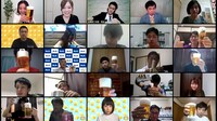 「いいかも！オンライン飲み『ASAHI SUPER DRY VIRTUAL BAR』」第4回の様子。