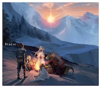 Mili「雨と体液と匂い / Static」ジャケット裏面