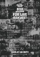 BiSH「FOR LiVE -BiSH BEST-」収録曲告知ビジュアル