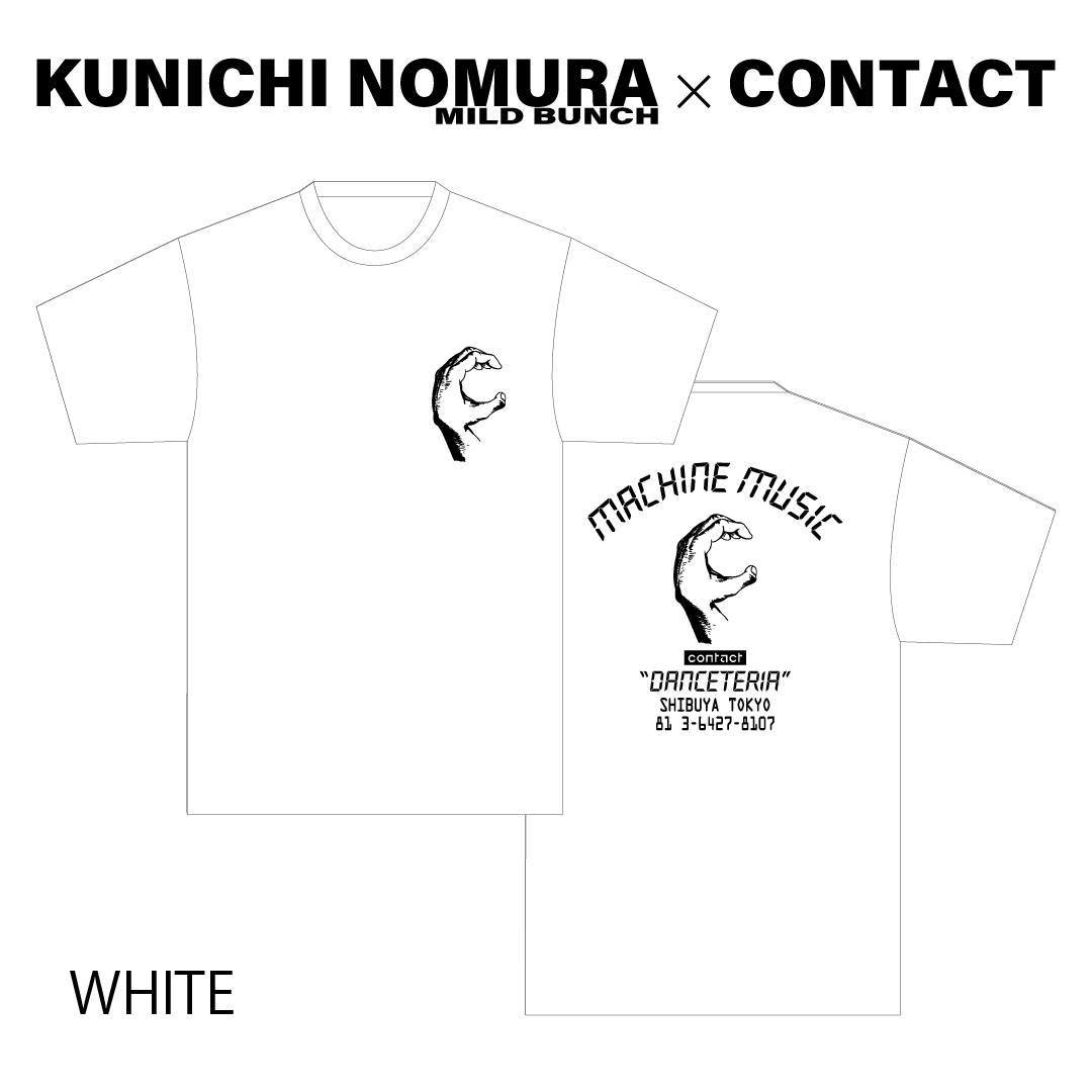 Kunichi Nomura×Contact リターンTシャツ（白）