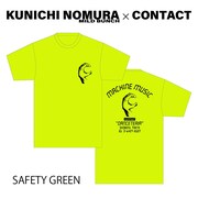 Kunichi Nomura×Contact リターンTシャツ（蛍光グリーン）